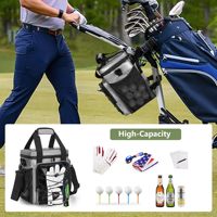Sac isotherme souple anti-fuite pour chariot de golf, sac de transport isolé pour chariot de golf, sac à bandoulière pour poitrine