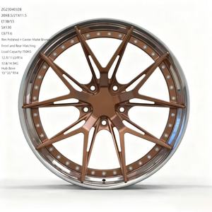 Juego de 2 Ruedas de Aleación de Aluminio Forjado de 5 Orificios, 24x14, 5x114.3mm, con Diseño Cóncavo para <span class=keywords><strong>BMW</strong></span> <span class=keywords><strong>5X</strong></span> - Product Image 5