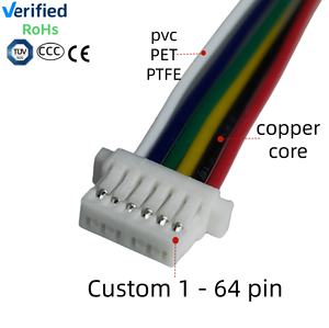 Điện tử cáp Đồng lắp ráp với 4pin JST 3.96mm 5.0mm 5.08mm Pitch nối uốn nhà ở thiết bị đầu cuối khai thác hệ thống dây điện - Product Image 2