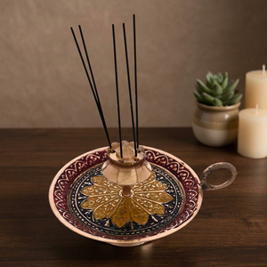 Multi Designs Brass <b>Incense</b> Burner Holder for <b>Cones</b> Stick Air Purification Meditation Relaxation - Product Image 4