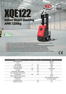 XQE122 AMR (Autonomous Mobile Robot) Dalam Ruangan, Bergerak Maju, Kapasitas Angkut 1200kg & Tinggi Angkat 5500mm untuk Gudang dengan Kepadatan Tinggi, EP AGV - Product Image 5