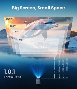Projecteur de cinéma maison intelligent <span class=keywords><strong>Google</strong></span>-TV 4K Full HD 1080P, vidéo cinéma, projecteur de jeux sans fil pour téléphone portable, Wifi 5G, réunion - Product Image 5