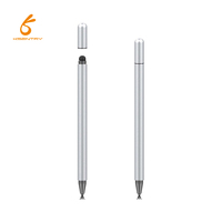 Stylets magnétiques 2-en-1 à disque passif en tissu à double pointe pour l'écriture, fabriqués en usine pour iPad, tablette, téléphone portable, tactile capacitif