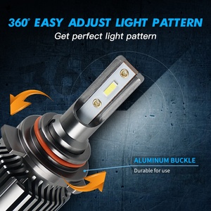 Ampoules de phare LED Bevinsee 2x HIR2 9012 CSP 6000LM 50W pour <span class=keywords><strong>Opel</strong></span> <span class=keywords><strong>Zafira</strong></span> Tourer C 2011-2016 2017 <span class=keywords><strong>2018</strong></span> 2019 - Product Image 5