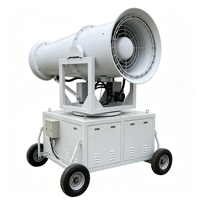 Canon à brouillard électrique automatique de 40 mètres pour la suppression de la poussière et la réduction des dépôts de poussière dans les mines et sur les chantiers de construction