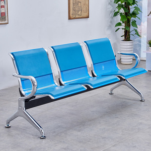 Silla de fila pública de Metal moderna, sofá, silla triple, banco para sala de espera de hospital de aeropuerto o silla de fila de espera - Product Image 4