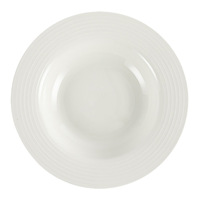 Assiettes à dîner blanches personnalisées de luxe élégantes de haute qualité, vaisselle de restaurant, service d'assiettes en céramique pour les fêtes, utilisation à domicile, bol à soupe