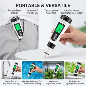 Medidor de Calidad del Agua CL-M21 2 en 1, Medidor de Cloro y Temperatura para Piscinas y Acuarios - Product Image 3