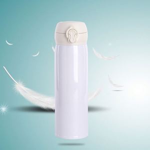 Botella de Agua de Acero Inoxidable de 500 ml con Tapa Abatible, Aislada al Vacío, de Doble Pared, Vaso Deportivo - Product Image 4