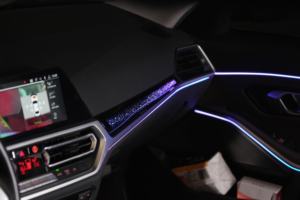 Kit de Luces Ambientales LED de 28 LED con Efecto Arcoíris para BMW Serie 3 G20 G28 2020-2022, Iluminación Interior Multicolor - Product Image 4