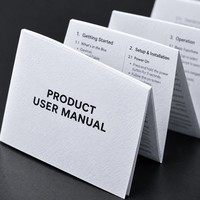 Brochure Catalogue Pliée Personnalisée pour Marques de Beauté, Imprimée Offset sur Papier Couché avec Finition Vernie