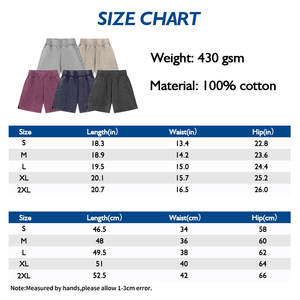 Custom Hip Hop High Street Summer Heavyweight Cotton Drawstring <b>Shorts</b> <b>Men</b> Designer Vintage Sun Faded Acid Wash Sweat <b>Shorts</b> - Product Image 6