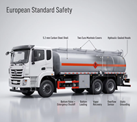 Camion-citerne à carburant diesel QTD Jincheng 8X4 20,2 m³ 251-350 CV Norme Euro à chargement par le bas