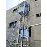 Elektrischer Außen-Speiseaufzug 100kg Kleiner Küchen-Essenslieferlift für Restaurants