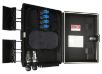 Caja de distribución óptica interior/exterior impermeable IP65 de 16 núcleos PC + ABS con conectores SC LC FC Equipo de fibra óptica de red FTTH