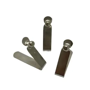 12mm Stainless Steel Tent Telescopic Pipe Internal Fixing Clip Positioning Pipe Clip Buckle V-Shape Single Bead Spring Plate