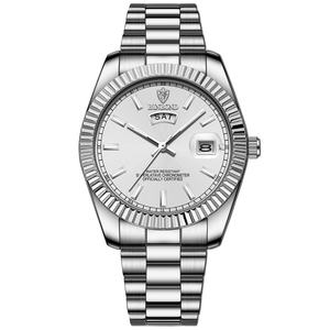 Montre de luxe BINBOND 7012, nouvelle montre personnalisée pour homme, bracelet en acier, étanche, classique, double calendrier, lumineuse, montre pour homme - Product Image 4