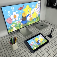 Tablette Graphique Interactive Ultra Abordable 11 Pouces Full HD 1080p avec Stylet ArtPen pour Écriture Numérique, Conception, Compatible Windows, Mac, Android