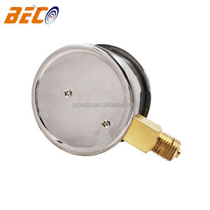 BECO 60mm 직경 압력 게이지 0-60 인치 <span class=keywords><strong>H2O</strong></span> 1/4 인치 하단 연결 - Product Image 2