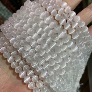 6/8/10mm <span class=keywords><strong>pierre</strong></span> naturelle perles en vrac <span class=keywords><strong>gypse</strong></span> sélénite pierres précieuses perles de <span class=keywords><strong>gypse</strong></span> transparentes - Product Image 6