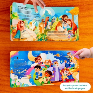 Libro de Sonidos con Historias de Héroes Bíblicos y 8 Canciones, Juguete Musical para el Aprendizaje Infantil, Libro Interactivo con Sonidos - Product Image 5