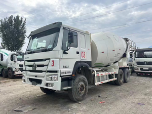 Sinotruk HOWO 6*4/8*4รถผสมหนัก380แรงม้าพร้อมปั๊มเอาท์พุท10m3คอนกรีตส่วนประกอบหลักของเครื่องยนต์ - Product Image 2