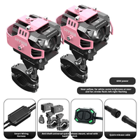 High Power Motorcycle LED Spotlights Heat Dissipation Dustproof for Motorbike Electric Scooter Custom Size 20pcs