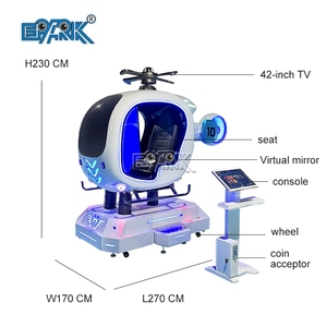 Simulateur de vol d'hélicoptère VR 9D, avion VR avec vision libre à 360 degrés pour les enfants/enfants, jeu - Product Image 6