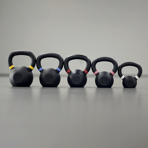 SMARTFIT Powder Coated Cast Iron <strong>Kettlebells</strong> Strength Training <strong>Kettlebells</strong> <strong>Weight</strong> Set For Gym Use Body Workout - Product Image 1