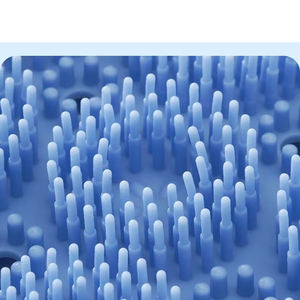 Cepillo de baño de silicona grande de moda moderno, exfoliante corporal de ducha exfoliante ligero para viajes en casa, Color personalizable Opp - Product Image 2