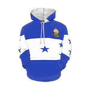 Thăng hoa in ấn thời trang dạo phố bán buôn OEM Honduras cờ thiết kế quá khổ hoodie với nhà máy tốt nhất casual nam Áo - Product Image 3