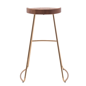 Gỗ thanh phân truy cập chiều cao kim loại chân bếp đảo gỗ <span class=keywords><strong>backless</strong></span> thanh phân - Product Image 4