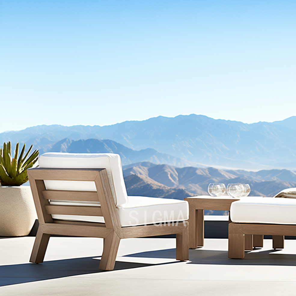 2023 New Design Patio Teak Furniture Set Sectional Garden Furniture Outdoor