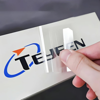 Etiqueta Adhesiva Personalizada 3D UV DTF, Etiqueta de Cristal Impermeable, Calcomanía Autoadhesiva con Logotipo para Empaquetado