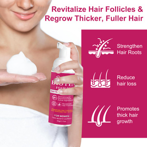 Kit de espuma para el crecimiento del cabello Rogain de una botella de 60ml 5% para hombres y mujeres, espuma de cuero cabelludo de menta de romero con tratamientos para la pérdida de cabello con biotina - Product Image 2