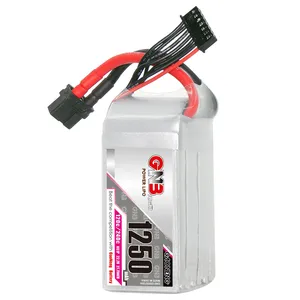 GNB GAONENG 1250mAh 6S 22.2V 120C XT60 FPV yarış Drone RC LiPo pil