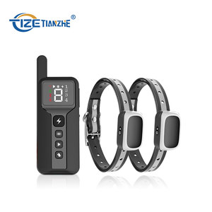 Collar de choque para entrenamiento de perros, dispositivo de descargas eléctricas recargable por USB, resistente al agua, con control remoto, entrega rápida - Product Image 1