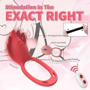 Nuovo Vibratore per Biancheria Intima USB Ricaricabile Rosso, Giocattoli Sessuali per Adulti per Donna, 9 Modalità di Vibrazione, Massaggiatore Stimolante - Product Image 4