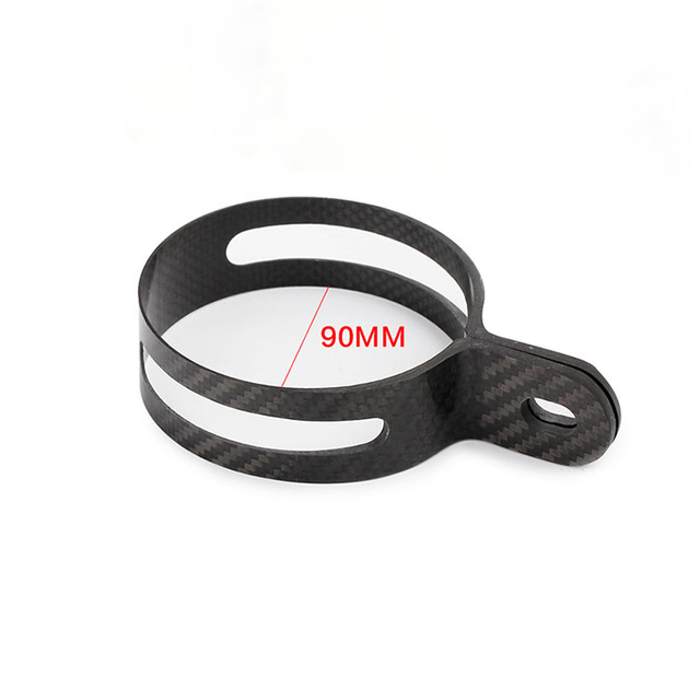 Universal Motorcycle Exhaust Clamp Exhaust Pipe Supporting Bracket Fixed Ring Hanger Band Fixture Support Accessories 89MM
