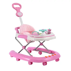 Chaise d'apprentissage assis à debout marcheur jouets activité enfants multifonctionnel bébé poussette marcheurs avec roues et siège
