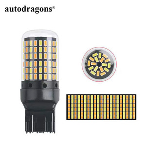 Ampoule CANBUS sans erreur 3014 168smd 1157 Bay15d T20 7443 T25 3157, double couleur, clignotant et feu stop, pour voiture - Product Image 5