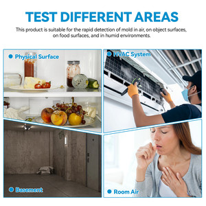 <strong>DIY</strong> Indoor Air Quality Detector <strong>Kit</strong> for HVAC Surfaces <strong>Mold</strong> <strong>Testing</strong> Equipment for Home Use - Product Image 5