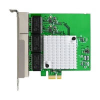 Carte réseau interne PCIe X1 RTL8111H six ports RJ45 Gigabit Ethernet pour ordinateurs de bureau en stock