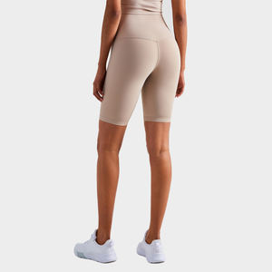 FITVOLT Short de yoga solide et respirant en Spandex et Nylon, taille haute, effet push-up, pour le sport, coupe ajustée, taille élastique, sans couture - Product Image 2