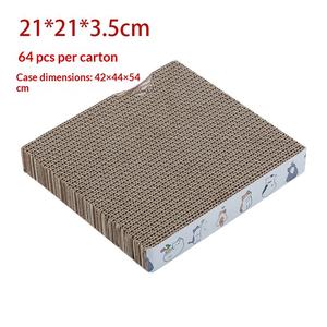 Rascador para Gatos Clásico y Práctico, de Cartón Corrugado Ecológico, Resistente a los Arañazos, Juguete para Mascotas - Product Image 5