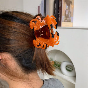 Pince à cheveux en acétate de crabe poilu de la série Ocean 9.5cm Accessoires de cheveux articulés pour femmes - Product Image 3