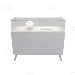 Thiết kế mới tối giản đồ trang sức Showcase Bảo tàng hiển thị tủ đứng cho tùy chỉnh Cửa hàng đồ trang sức thiết kế - Product Image 6