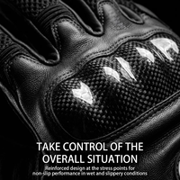 Guantes Universales de Motociclismo FUNTIMES para Hombre y Mujer, Guantes de Motociclismo de Dedo Completo para Conducir al Aire Libre