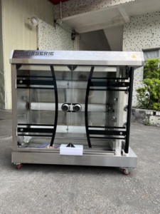 เครื่องย่างไก่แก๊สแบบหมุนอัตโนมัติ 4 ตัว ยี่ห้อ Libermann รุ่น KTQ-4B ทำจากสแตนเลส ขายดี - Product Image 1