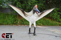 Modèle réaliste de dinosaure Pterodactyle de forêt tropicale, modèle animatronique de dinosaure pour parc, modèles animatroniques de dinosaures simulés